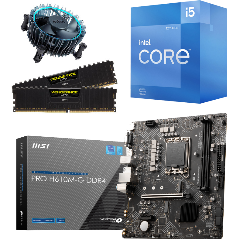 Intel Core i5-12400F (2.5 GHz / 4.4 GHz) - PROCESSEUR 12eme Gen