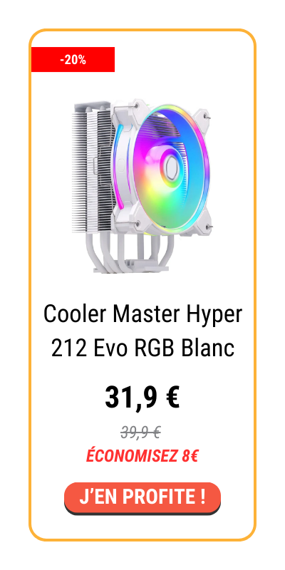 Cooler Master Hyper 212 Halo Blanc