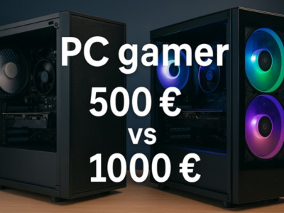 PC gamer 500 € vs 1000 € : quelles vraies différences ?