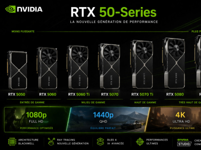 Quelle carte graphique RTX 50-Series choisir selon votre écran (1080p, 2K, 4K) ?