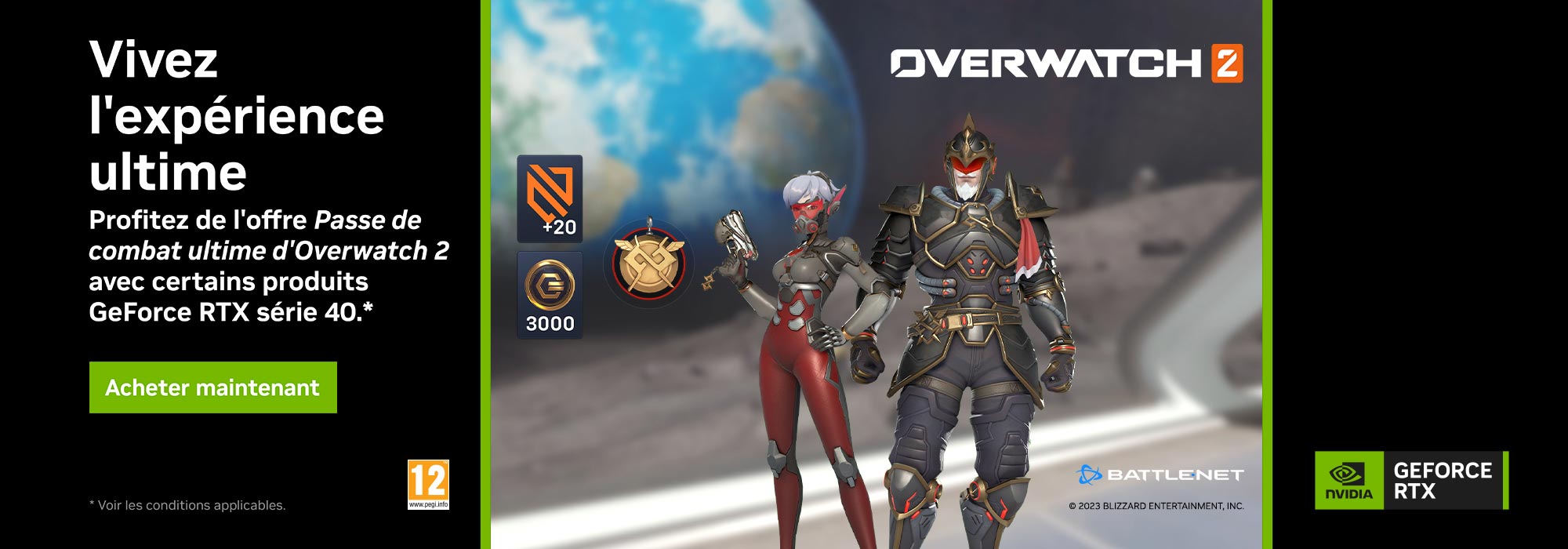 OVERWATCH 2 ULTIME BATTLE PASS - GEFORCE RTX 40 SERIES BUNDLE